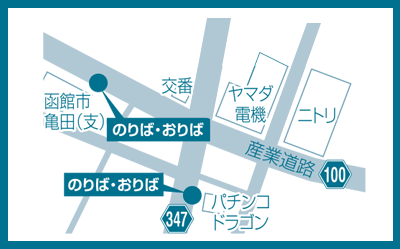 亀田支所前